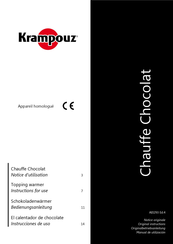 Krampouz Chauffe Chocolat double Instrucciones De Uso