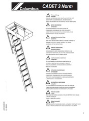 Columbus CADET 3 Norm Instrucciones De Montaje