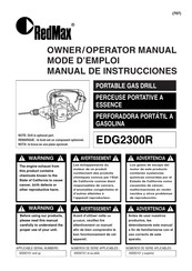 Zenoah RedMax EDG2300R Manual De Instrucciones