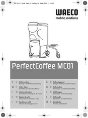 Waeco PerfectCoffee MC01 Instrucciones De Montaje