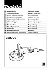 Makita 9227CB Manual De Instrucciones