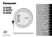 Panasonic SL-SX430 Instrucciones De Funcionamiento