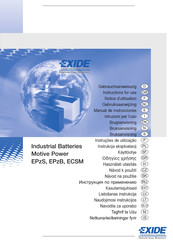 exide Motive Power EPzS Serie Manual De Instrucciones