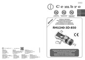 Cembre RHU240-3D-850 Manual De Uso