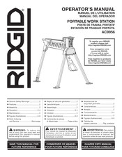 RIDGID AC9956 Manual Del Operador