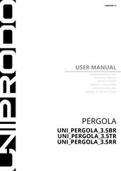 Expondo UNI_PERGOLA_3.5BR Manual De Instrucciones