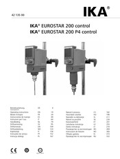 IKA EUROSTAR 200 control Instrucciones De Manejo