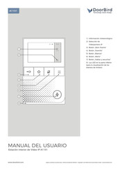 DoorBird A1101 Manual Del Usuario