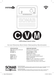 Sonab System 9 CVM Manual Del Propietário