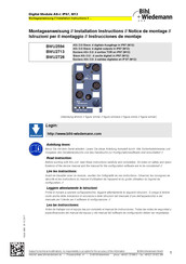 bihl+Wiedemann BWU2728 Instrucciones De Montaje