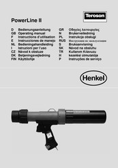 Henkel Teroson PowerLine II Instrucciones De Manejo