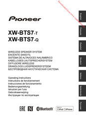 Pioneer XW-BTS7-Q Instrucciones De Funcionamiento