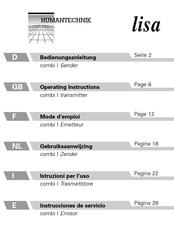 HumanTechnik Lisa combi I Instrucciones De Servicio