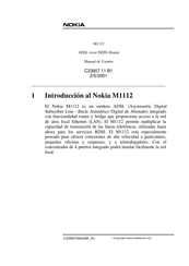 Nokia M1112 Manual De Usuario