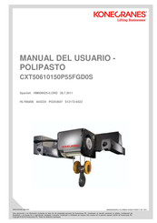 Konecranes POLIPASTO Serie Manual Del Usuario