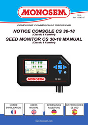 Monosem CS 30-18 Instrucciones De Uso