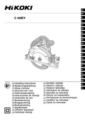 HIKOKI C 6MEY Instrucciones De Manejo