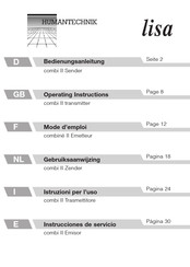 HumanTechnik Lisa combi II Instrucciones De Servicio