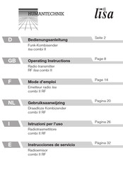 Humantechnik lisa combi II Instrucciones De Servicio