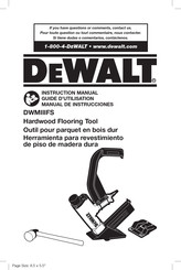 DeWalt DWMIIIFS Manual De Instrucciones