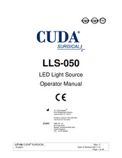 Cuda surgical LLS-050 Manual Del Operador