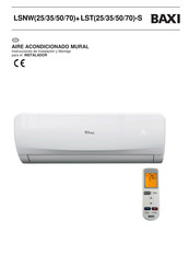 Baxi LSNW70 Instrucciones De Instalación Y Montaje Para El Instalador