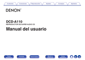 Denon DCD-A110 Manual Del Usuario