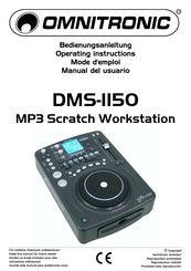 Omnitronic DMS-1150 Manual Del Usuario