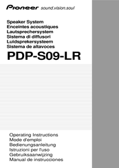 Pioneer PDP-S09-LR Manual De Instrucciones