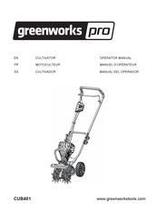 GreenWorks Pro CUB401 Manual Del Operador