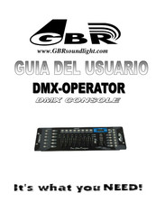 GBR DMX OPERATOR Manual Del Usuario