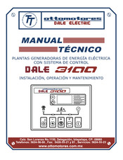 Ottomotores Dale 3100 Manual Técnico De Instalación