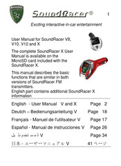 SoundRacer V10 Manual De Instrucciones