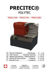 PRECITEC POLYTEC MSA23.000 Manual De Instrucciones