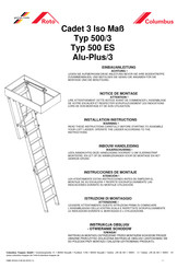 COLUMBUS Treppen 500/3 Instrucciones De Montaje