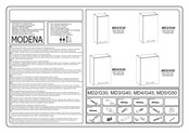 BOGFRAN MODENA MD5/G50 Instrucciones De Montaje