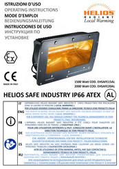 Helios Radiant EHSAFE20AL Instrucciones De Uso