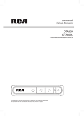 RCA DTA809 Manual De Usuario