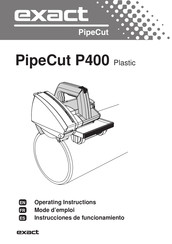 eXact PipeCut P400 Instrucciones De Funcionamiento