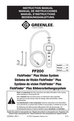 Greenlee FishFinder Plus Manual De Instrucciones