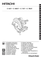 Hitachi Koki C 6UY Instrucciones De Manejo