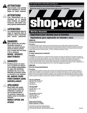 Shop-Vac 92L Serie Manual Del Usuario
