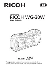 Ricoh WG-30W Guía De Inicio