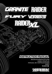 Arrma RAIDER XL Manual De Instrucciones