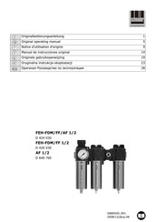 Schneider Airsystems D 640 760 Manual De Instrucciones