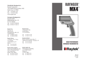 RayTek RAYNGER MX4 Manual Del Usuario