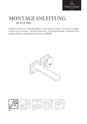 Villeroy & Boch 36 812 960 Instrucciones De Montaje