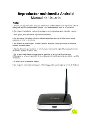 Android CS918 Manual De Usuario