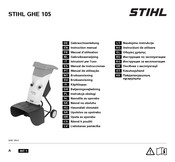 Stihl GHE 105 Manual De Instrucciones