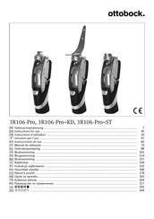 Ottobock 3R106-Pro-KD Instrucciones De Uso